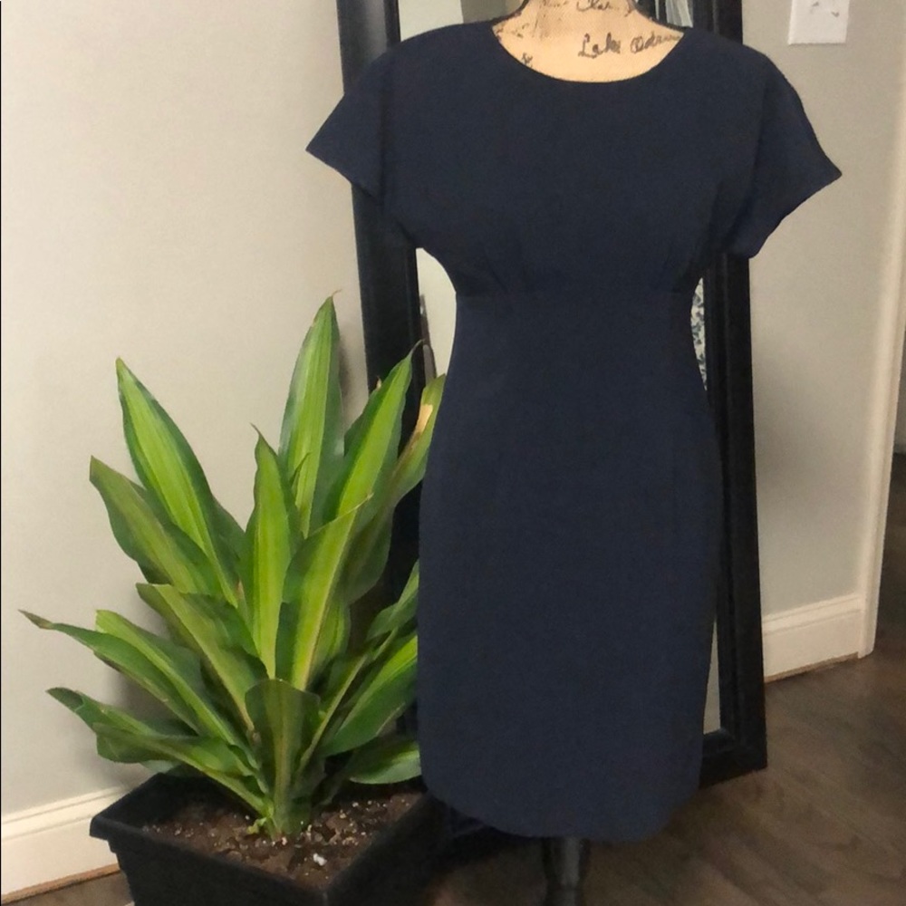 Lafayette 148 New York 148. Navy dress size 0.